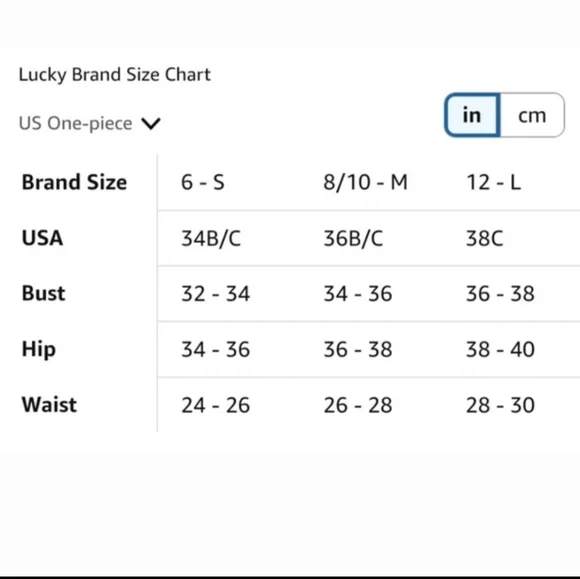 Lucky Brand Paisley Poolside Charm One-Piece Swimsuit - Picture 7 of 7